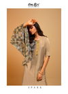 Omtex Spark Exclusive Collection Of Designer Stylish Party Wear Naisa Silk Long Dress With Scarf 